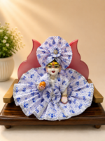 Cotton poshak with Radhe Radhe print - Image 5