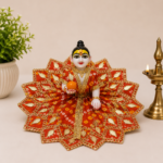 Rajesthani bandhej poshak for lovely Laddu Gopal