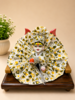 Cotton poshak with heart print