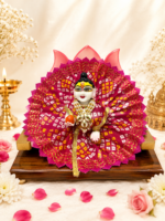 Cotton poshak with bandhej print - Image 3