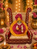 Beautiful sinhasan for Laddu Gopal
